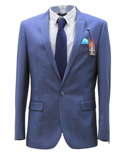 Slim Fit Bright Blue